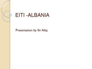 EITI -ALBANIA