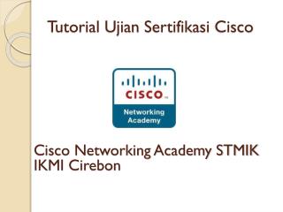 tutorial ujian sertifikasi cisco