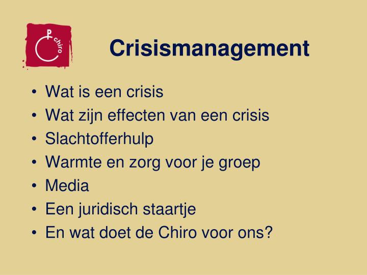 crisismanagement