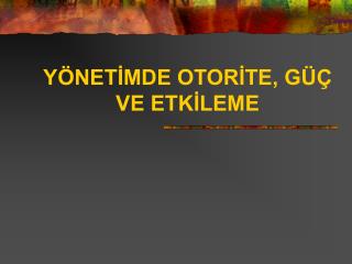 y net mde otor te g ve etk leme