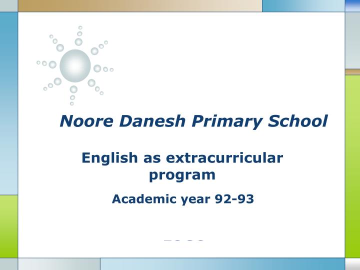 noore danesh primary school