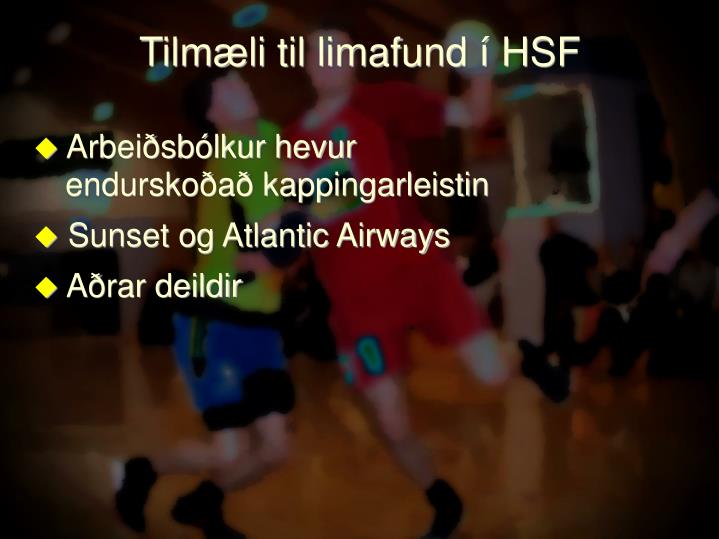 tilm li til limafund hsf