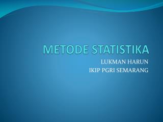 metode statistika