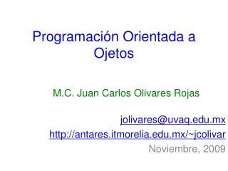 programaci n orientada a ojetos