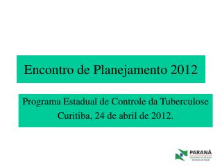 encontro de planejamento 2012