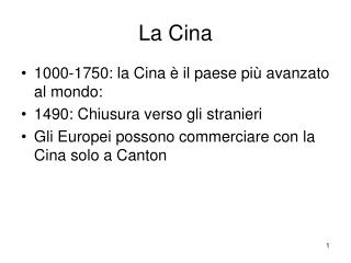 la cina