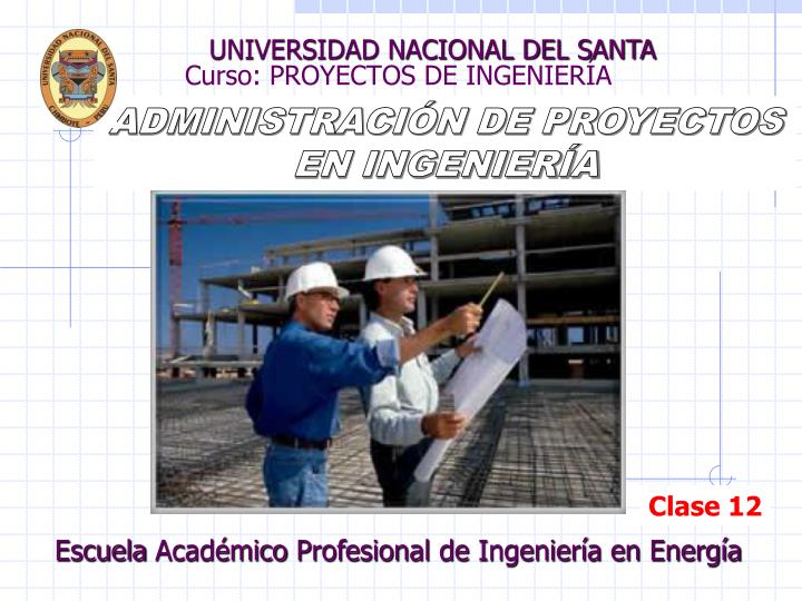 curso proyectos de ingenier a