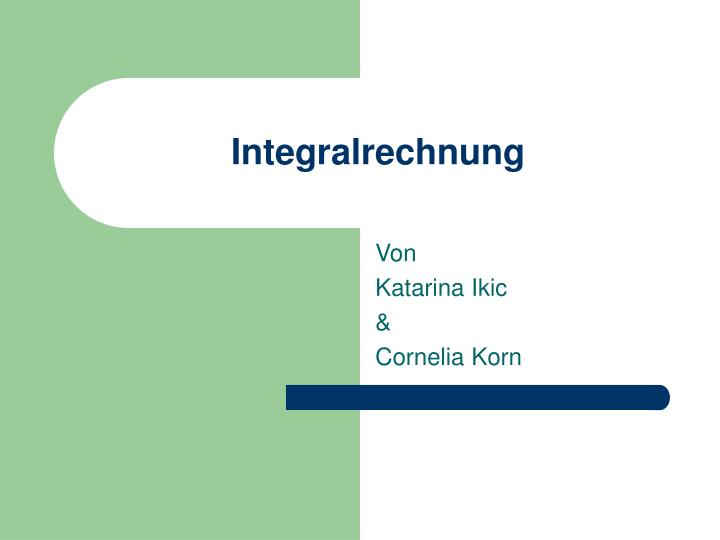 integralrechnung