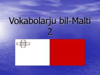 vokabolarju bil malti 2