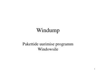 windump