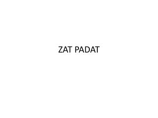 zat padat