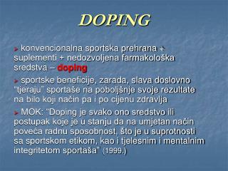 doping