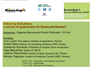 ? Soaring food prices: a window of opportunities for Russia and Ukraine?