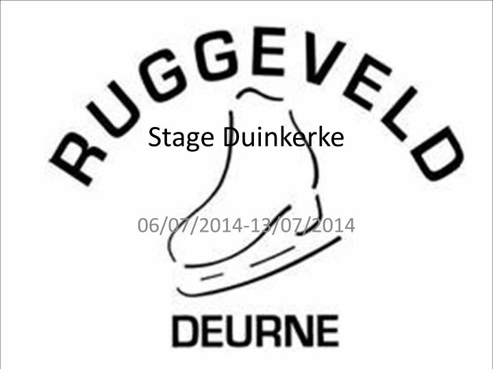 stage duinkerke