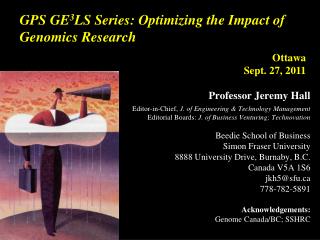 GPS GE 3 LS Series: Optimizing the Impact of Genomics Research