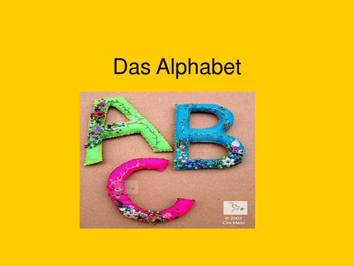 das alphabet