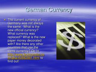 German Currency