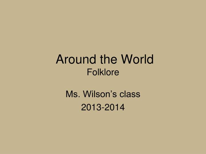 around the world folklore