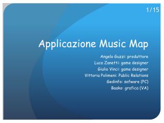 applicazione music map