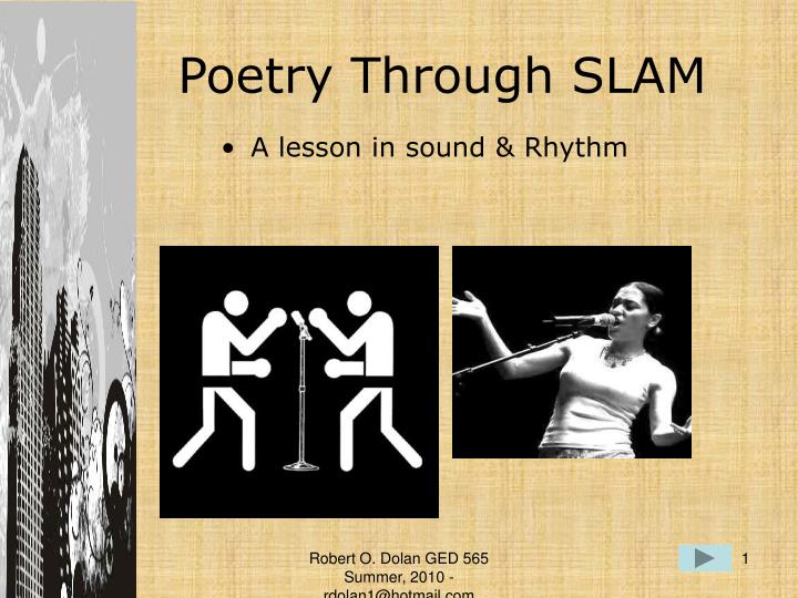 poetry through slam