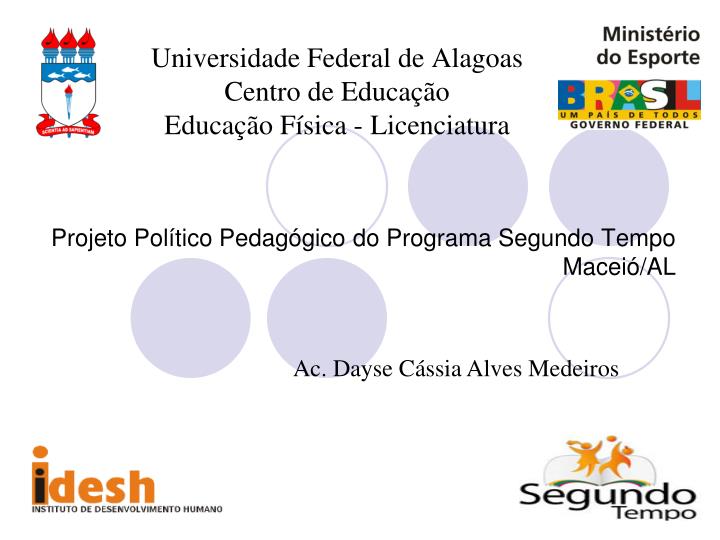 universidade federal de alagoas centro de educa o educa o f sica licenciatura