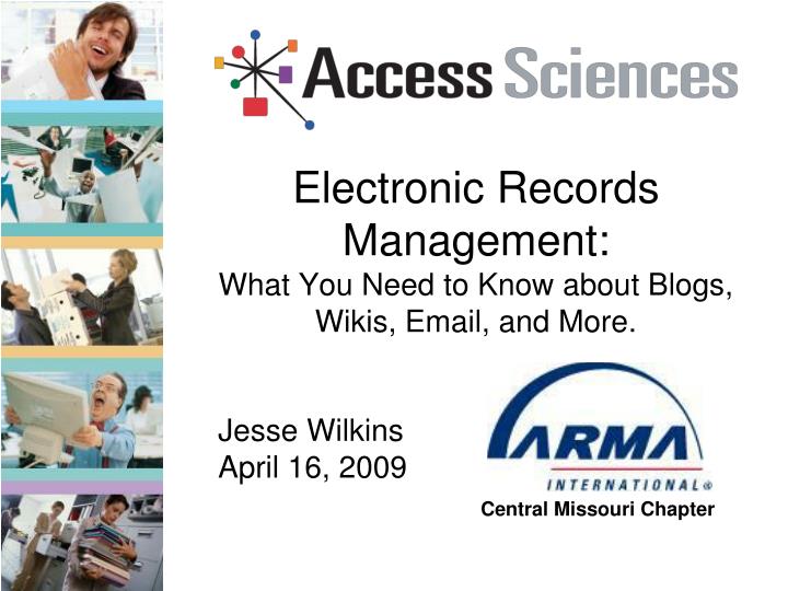 electronic records management what you need to know about blogs wikis email and more
