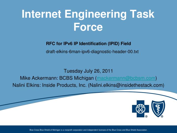 internet engineering task force