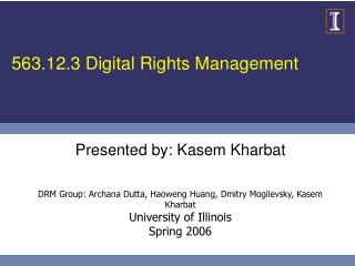 563.12.3 Digital Rights Management