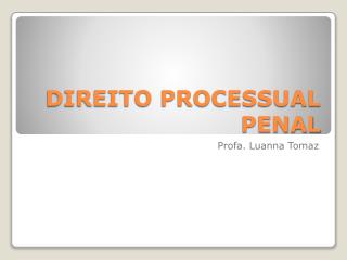 direito processual penal