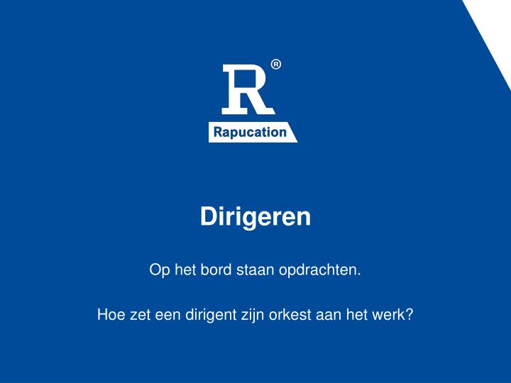 dirigeren