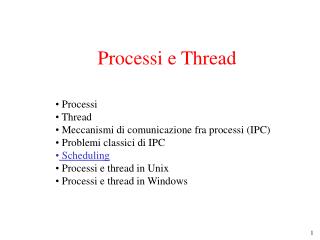 processi e thread