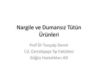 nargile ve dumans z t t n r nleri