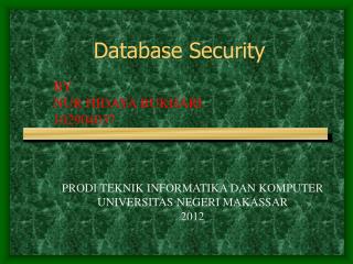 database security