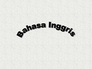 Bahasa Inggris