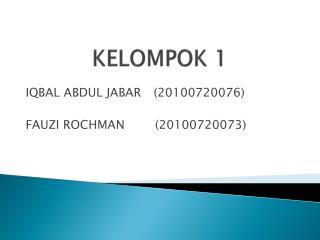 kelompok 1