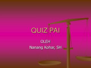 quiz pai