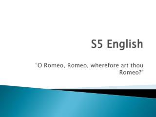 S5 English