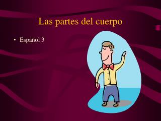 las partes del cuerpo