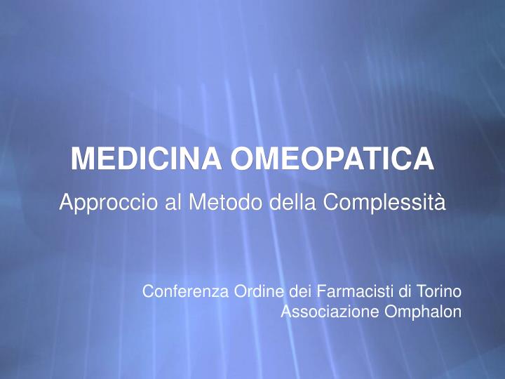 medicina omeopatica