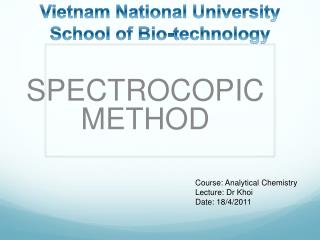 International University-Vietnam National University School of Bio-technology