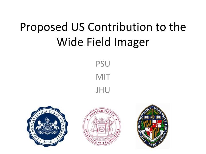 proposed us contribution to the wide field imager