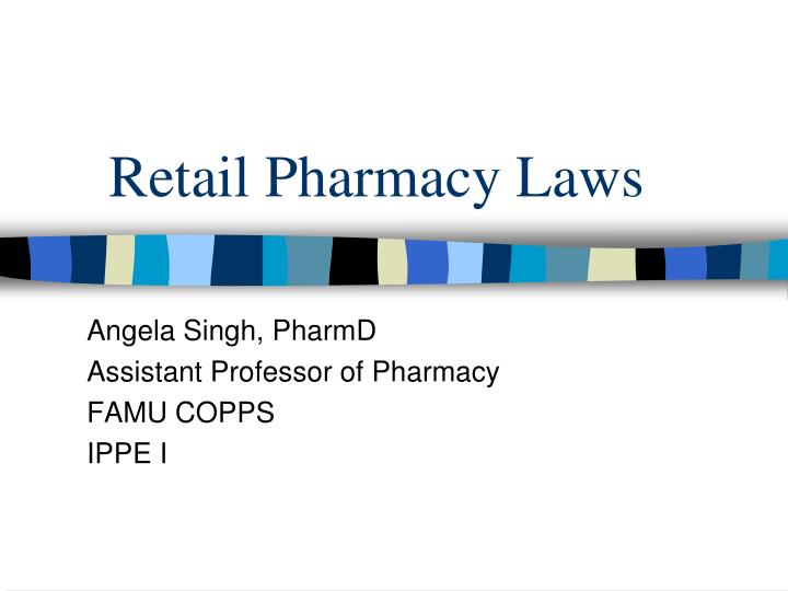 retail pharmacy laws