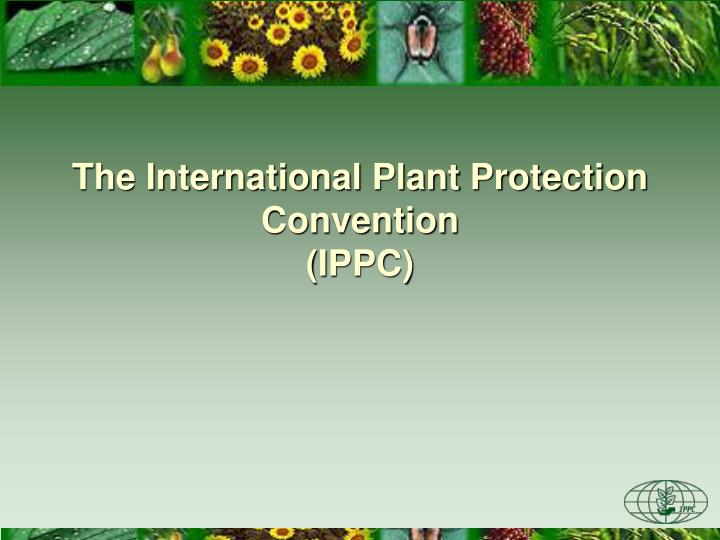 the international plant protection convention ippc