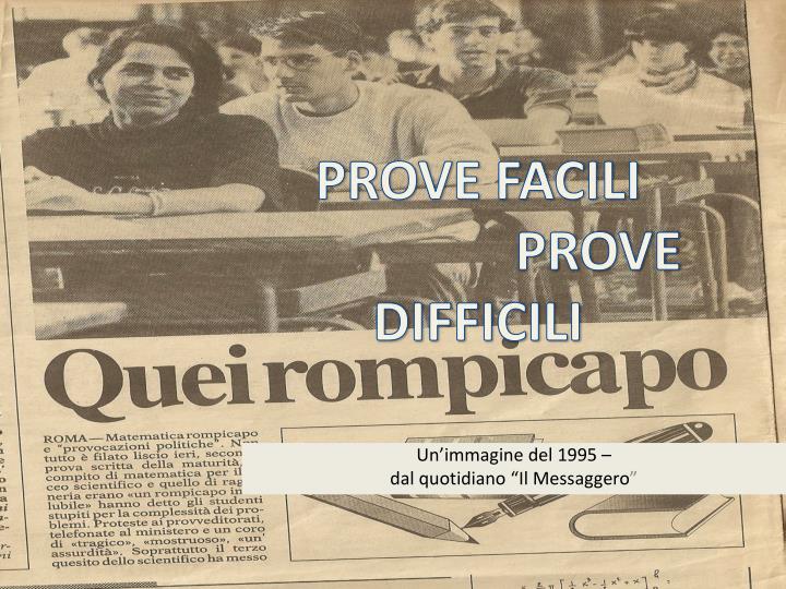 un immagine del 1995 dal quotidiano il messaggero