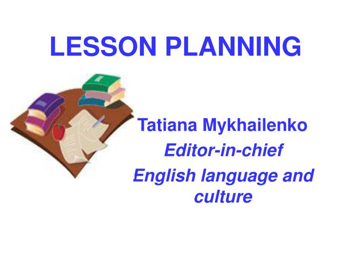 lesson planning