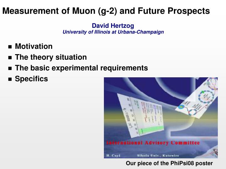 measurement of muon g 2 and future prospects