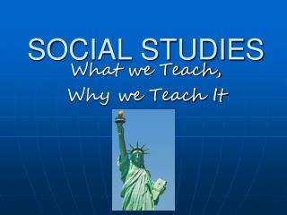 SOCIAL STUDIES