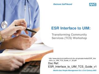 ESR Interface to UIM: