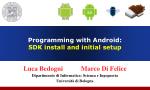 Programming with Android: SDK install and initial setup - slide 1