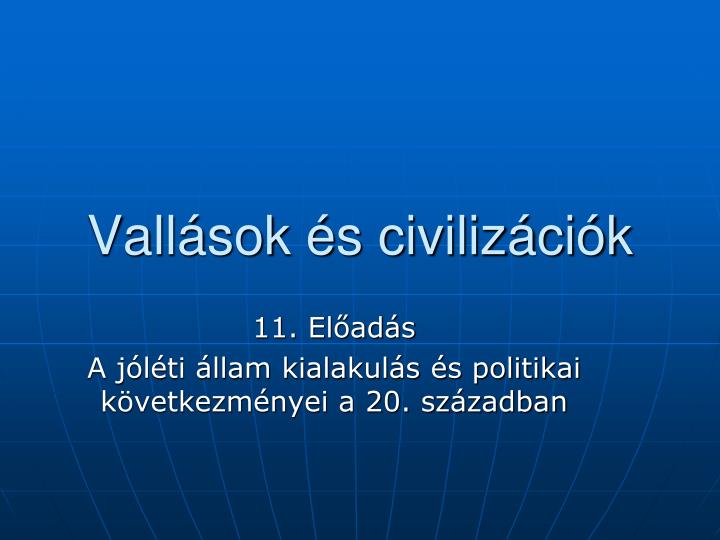 vall sok s civiliz ci k